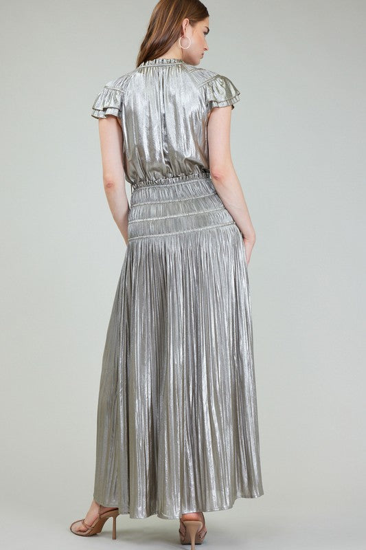 Patsy Metallic Maxi Dress