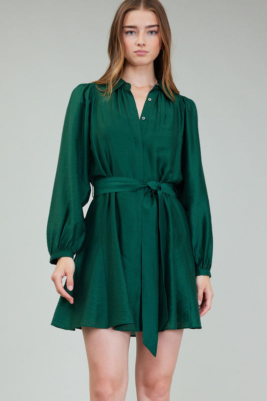 Eleanor Long Sleeve Mini Dress