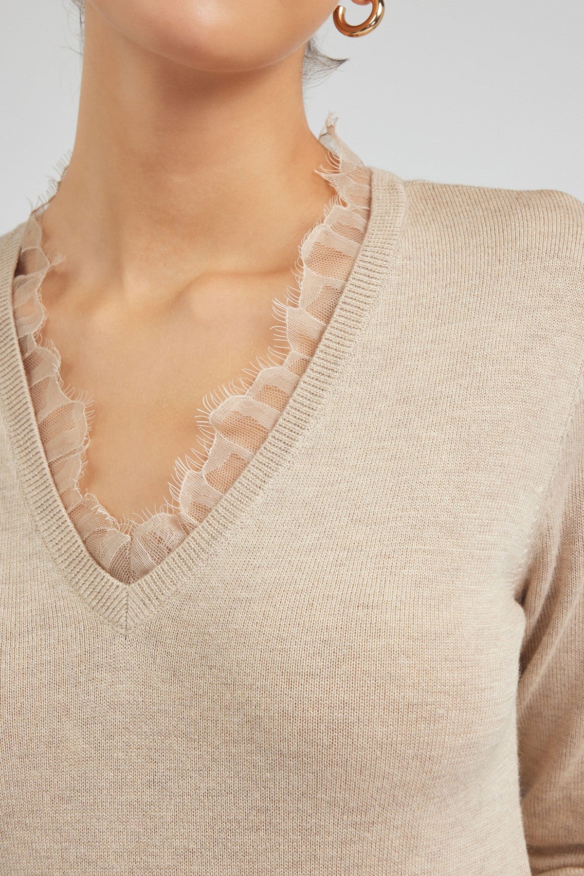 Delilah V-Neck Sweater