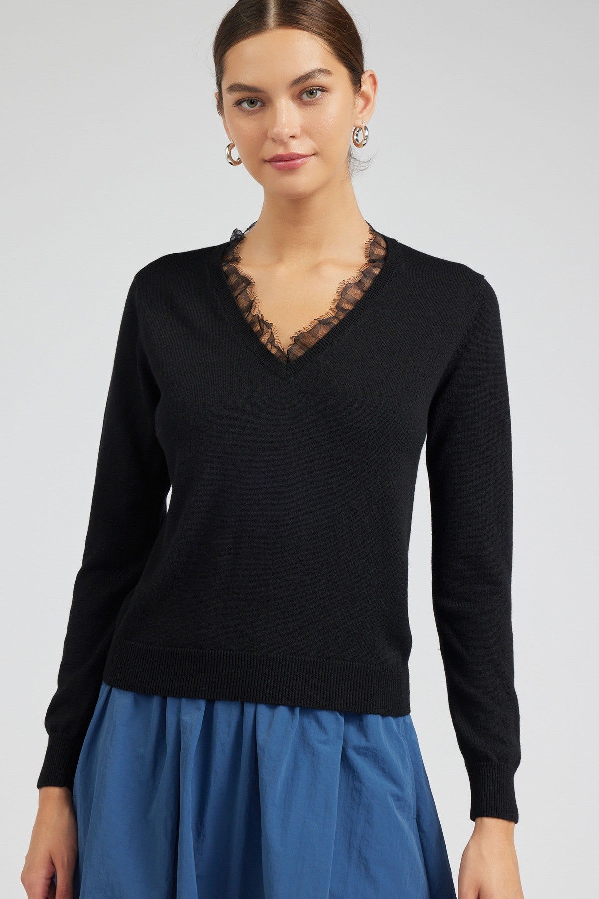 Delilah V-Neck Sweater