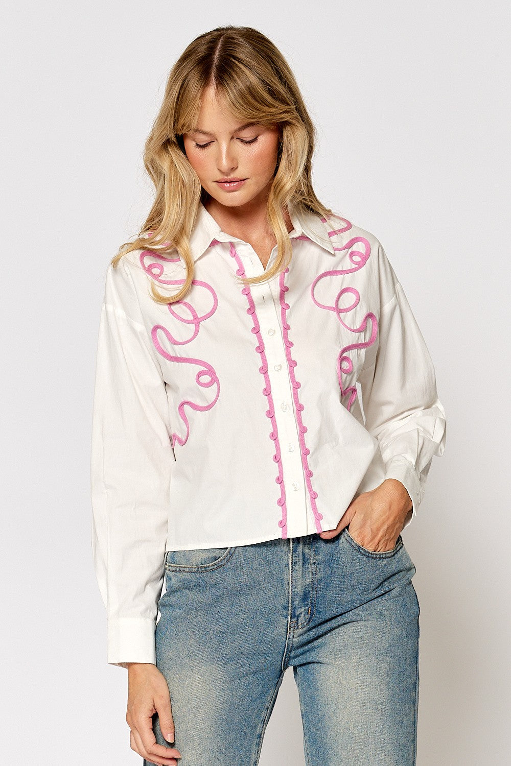 Gracey Button Down Top