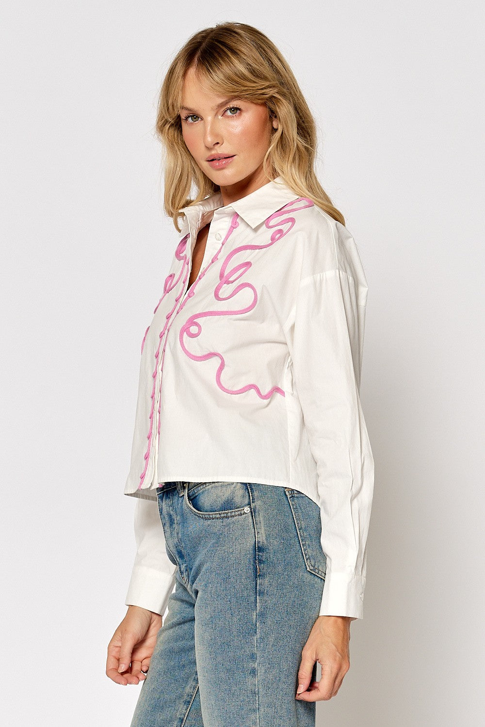 Gracey Button Down Top