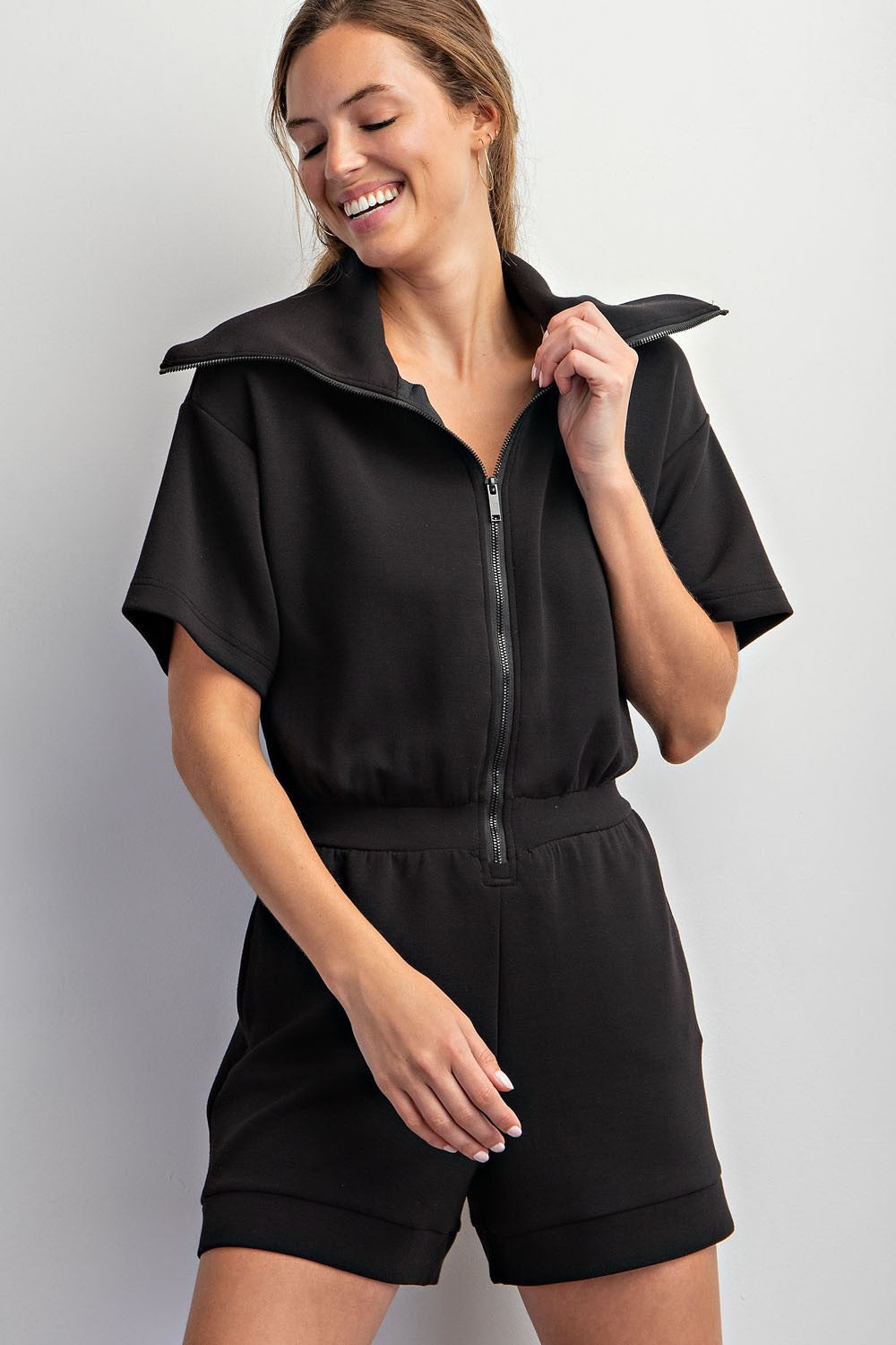 Rae Mode Full Zip Romper