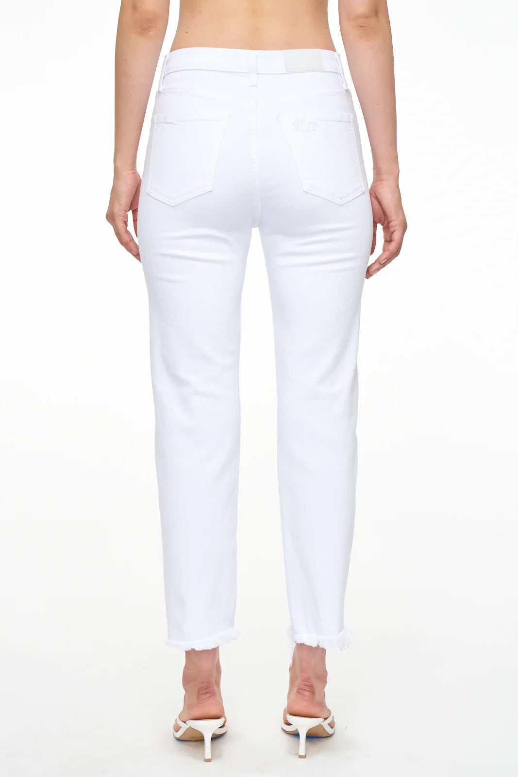 Pistola Charlie High Rise Jeans in White Vintage