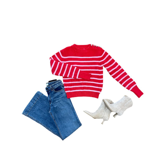 Mary Striped Knit Sweater