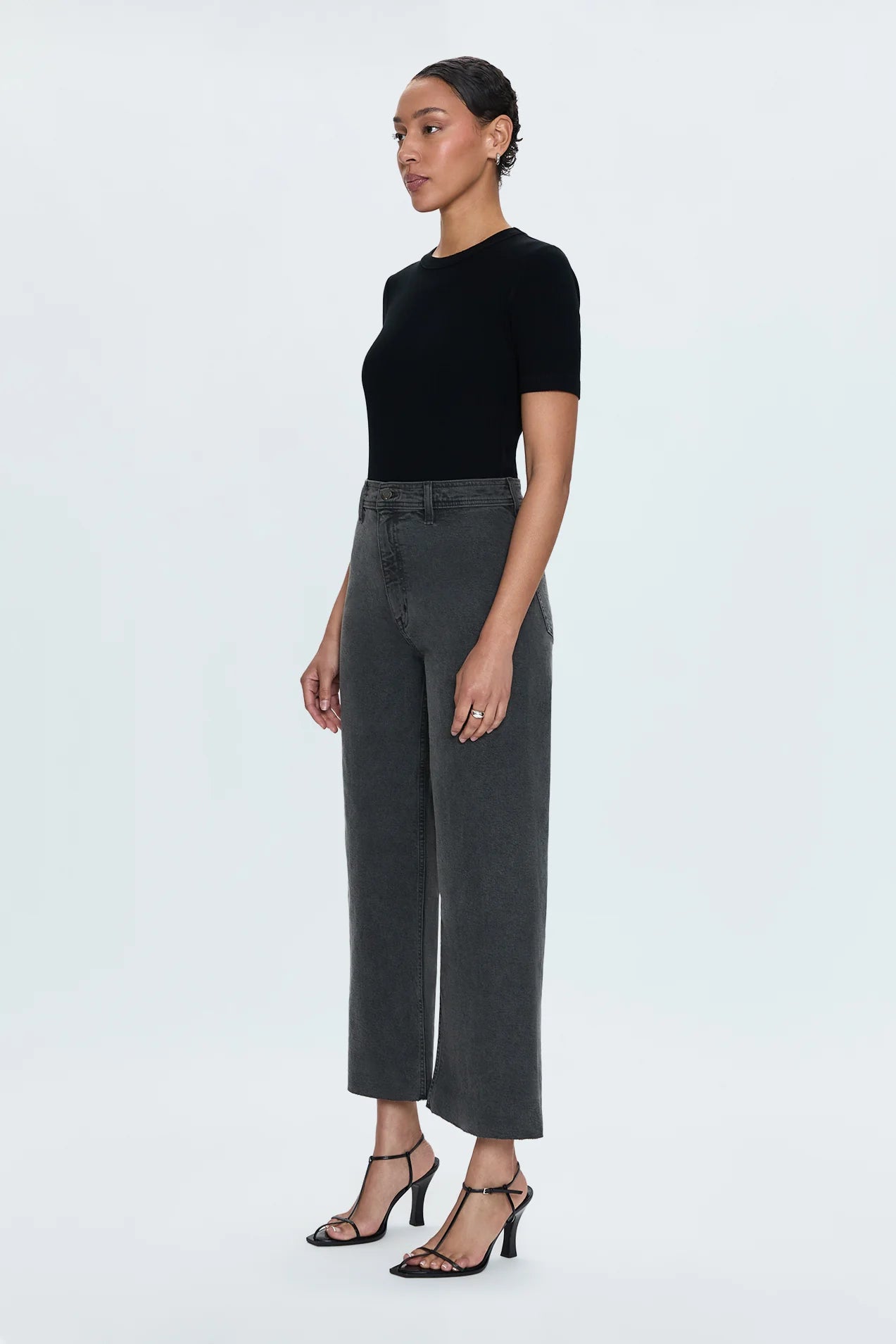 Pistola Penny Crop High Rise Wide Leg