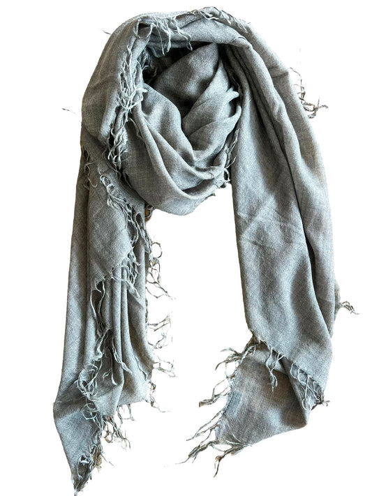 Blue Pacific Heathered Cashmere Scarf