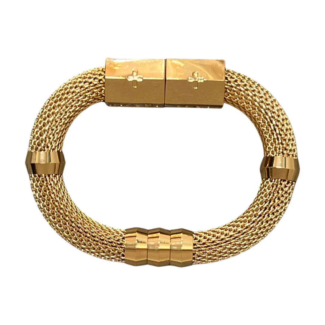 Holst+Lee Classic Mesh Bracelet in Gold and Two Tone
