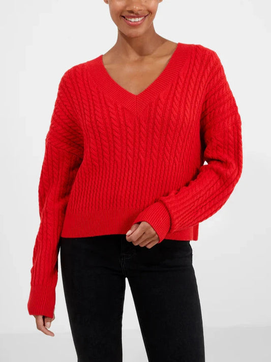 French Connection Babysoft V Neck Sweater