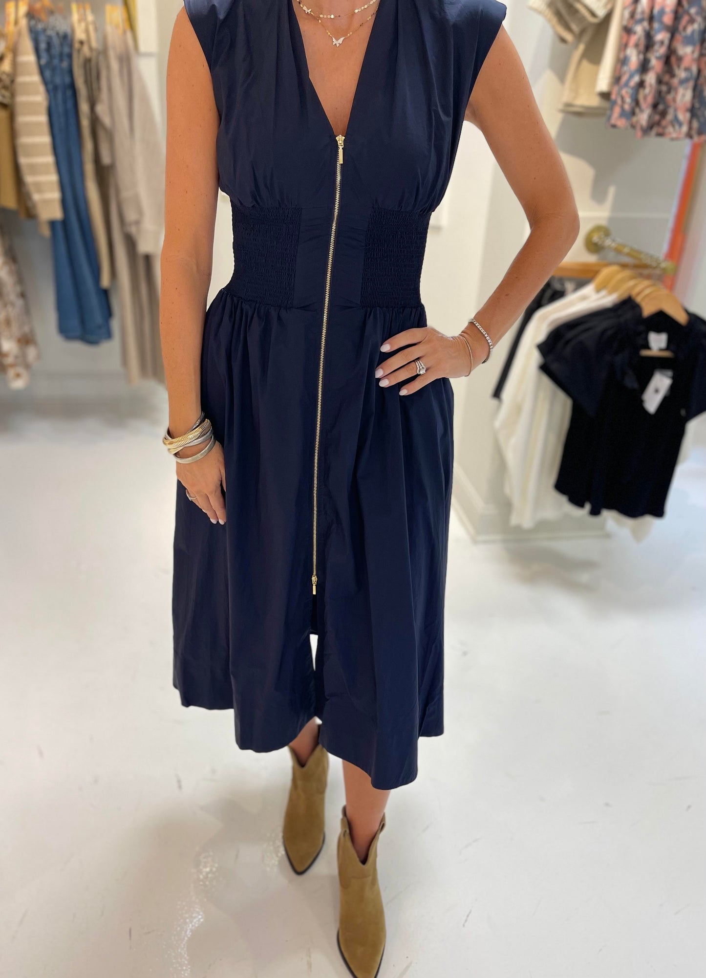 Sutton Zip-Up Dress